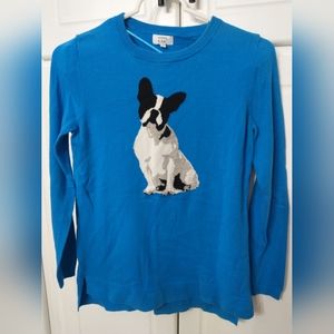 Boston terrier girls sweater size xs